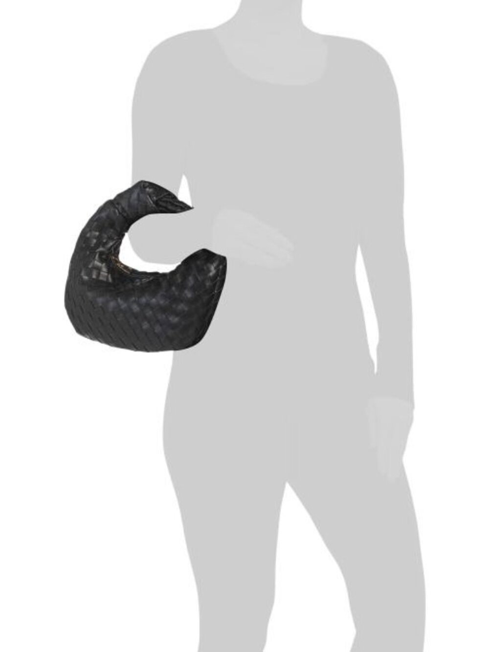 URBAN EXPRESSIONS Tracy Woven Clutch With Knot Detail - Picture 4 of 4